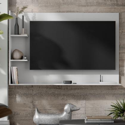 Imagem de Painel Para TV Smart Berlim Até 50 Polegadas - Elegância e Modernidade para Sua Sala - Branco