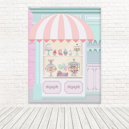 Imagem de Painel Retangular Tecido 3D Confeitaria 1,50X2,20 Frt-5342