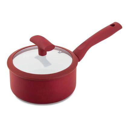 Imagem de Panela Com Tampa 16x8cm 1,5l Vermelha Hércules