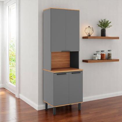 Imagem de Paneleiro para Cozinha 4 Portas Castanha