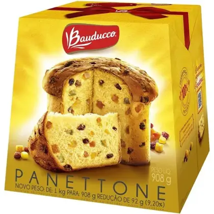 Imagem de Panetone De Frutas Cristalizadas E Uva Passas Bauducco 908g