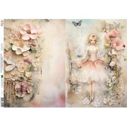 Imagem de Papel de Seda Arte Fácil Bailarina - SE-014