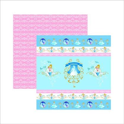 Imagem de Papel Scrap Festa Disney Cinderela 1 Fitas E RÓTulos Sdfd71 - Toke E Crie