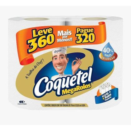 Imagem de Papel Toalha Coquetel com 360 Toalhas