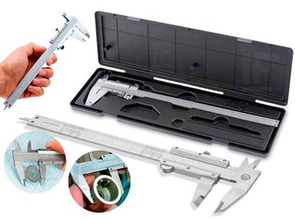 Imagem de Paquimetro Manual Universal Analogico 150mm Aço Inox Mtx