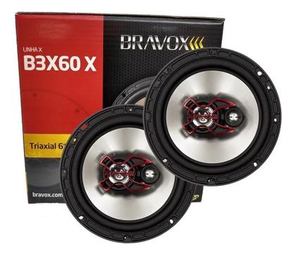 Imagem de Par Alto Falante Porta Carro Triaxial 100w Rms 6pol B3x60x Onix