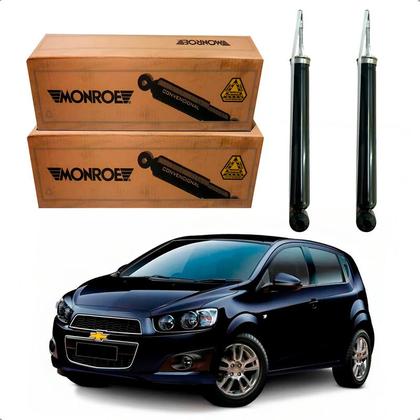 Imagem de Par Amortecedor Traseiro Monroe Sonic 1.6 2012 A 2014