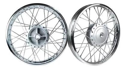 Imagem de Par Aro Roda Traseiro / Dianteiro Honda Cg Titan 150 4mm