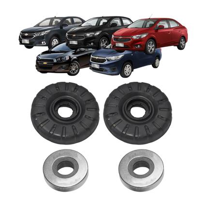 Imagem de Par Coxim Batente Dianteiro Onix Cobalt Prisma Spin Sonic