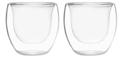 Imagem de Par De Copos Para Café Parede Dupla Sem Alça Mimo Style