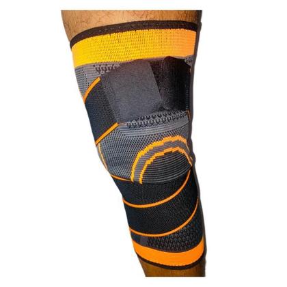 Imagem de Par Joelheira Compressão Tensor Perna  Alivia Dores Tamanho  Único 