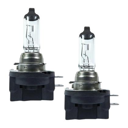 Imagem de Par Lâmpada Automotiva H11B Farol Baixo Ford New Fiesta 2011 A 2013 12V 55W Branca Alta Luminosidade