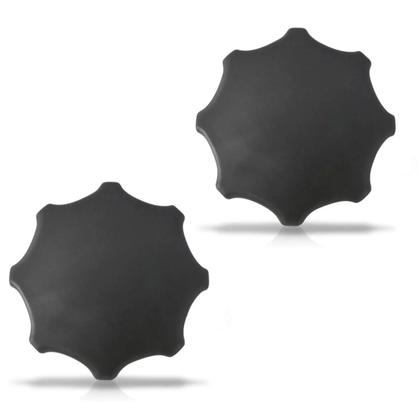 Imagem de Par Manopla Banco Sem Tampa Preto GM Corsa 1994 95 96 97 98 1999