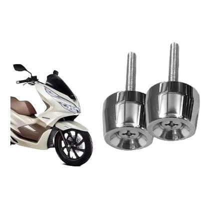 Imagem de Par Peso Do Guidão PCX 150 2019 2020 2021 Prata