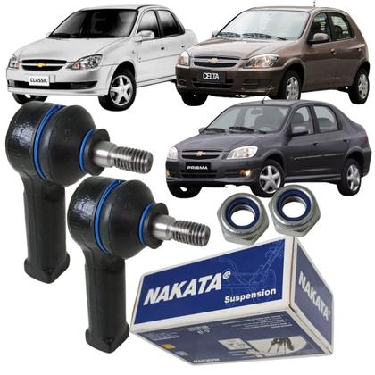 Imagem de Par Terminal Direção Corsa Classic Celta Prisma Nakata