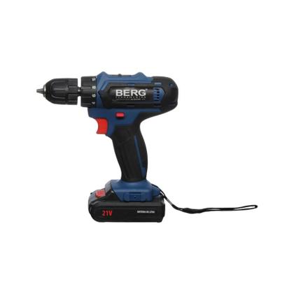 Imagem de Parafusadeira Furadeira Elétrica Sem Fio 21v Mandril 3/8 Maleta Com Acessórios Modelo 2000114