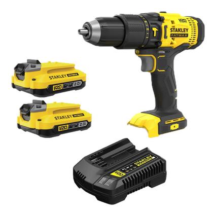 Imagem de Parafusadeira Furadeira Imp 20v SCD711 2x 2.0 Stanley Bivolt