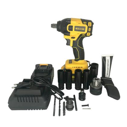 Imagem de Parafusadeira Furadeira Impacto 21v Potente Melhor Que Vonder Recarregável Com Vários Acessórios