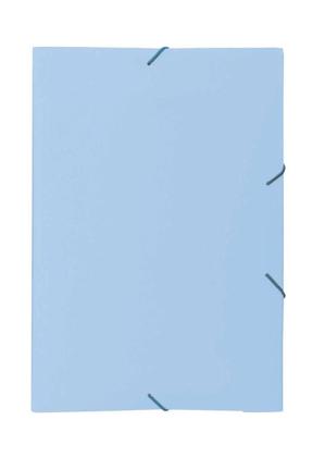 Imagem de Pasta Aba Elastica Plastica Oficio Fosca cores pastéis (AZUL)