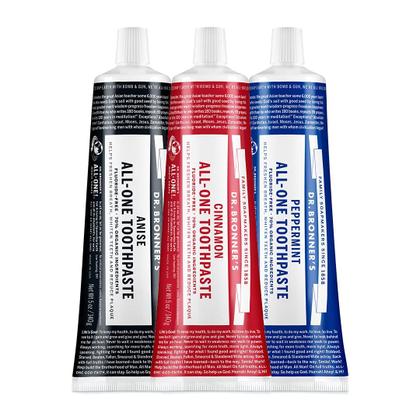 Imagem de Pasta de Dente Dr. Bronner's All-One - Kit com 3 Unidades de 150ml