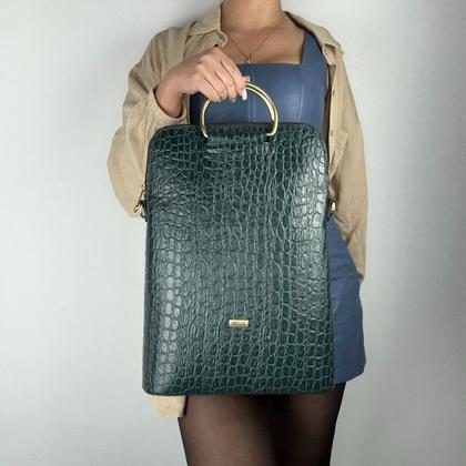 Imagem de Pasta feminina notebook recuo em couro legítimo b.992