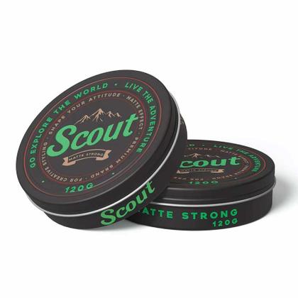 Imagem de Pasta Scout Matte Strong 120g - Efeito Seco e Alta Fixação
