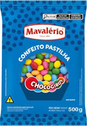Imagem de Pastilha mavalerio chocogiros 500g- pc mini