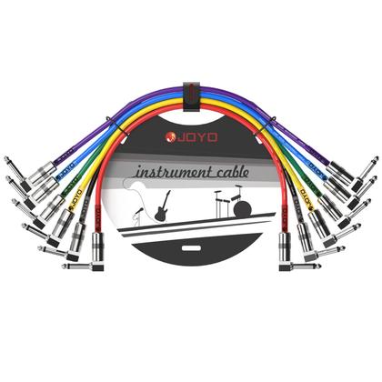 Imagem de Patch Cables JOYO CM-05 para pedal de efeito de baixo, 37 cm, 6 unidades