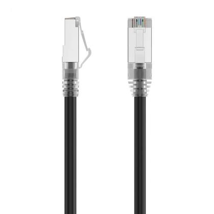 Imagem de Patch cord gamer cat.6 cm t568a/b 1.8m preto 35123025