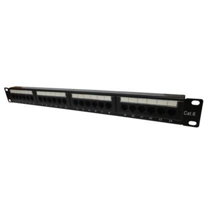 Imagem de Patch Panel Seccon Cat.6, 24 Portas, com Guia - WT-2178C-110-24P