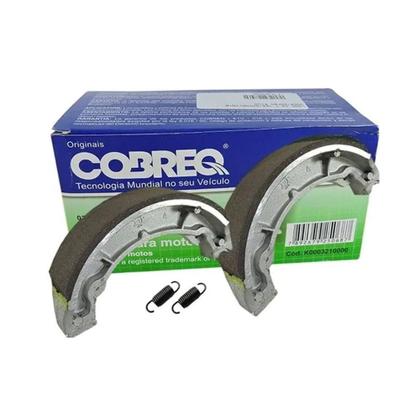 Imagem de Patim Lona Sapata Freio Cobreq 0312-CP Honda CG 125 1983-99
