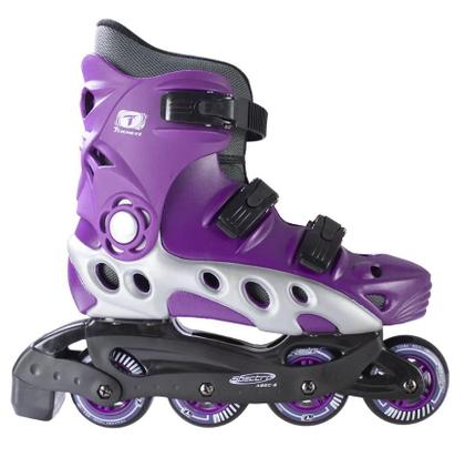 Imagem de Patins Inline Recreação Traxart Spectro Roxo 72mm ABEC-5
