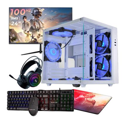 Imagem de Pc gamer completo ryzen 5 5600gt, 16gb 3200mhz (radeon vega 7), ssd 480gb, 500w 80 plus, monitor 24" 100hz - nli87592