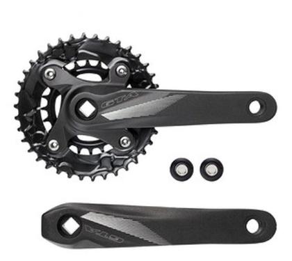 Imagem de Pedivela Duplo 9 a 10v Bike Gta Bcd 175mm 24 e 38 Alumínio Mtb