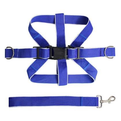 Imagem de Peitoral Coleira Com Guia Resistente Para Cachorros de Grande Porte