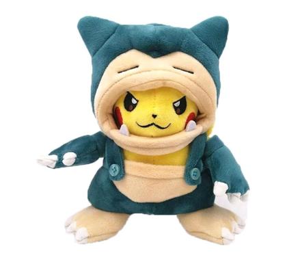 Imagem de Pelúcia Pikachu Snorlax Pokemon 20cm Antialérgico