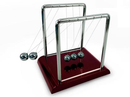 Imagem de Pêndulo De Mesa Newton Balance Balls Grande Decorativo Para Mesa Sala Escritório Luxo