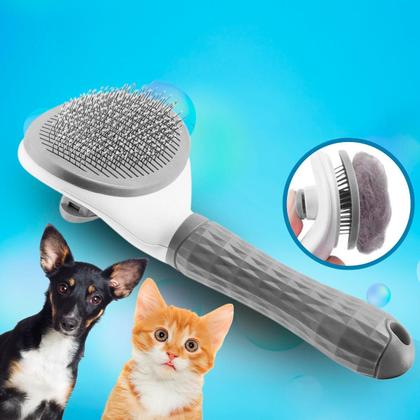 Imagem de Pente Removedor De Pelos Para Pets Gatos Cachorro Cães