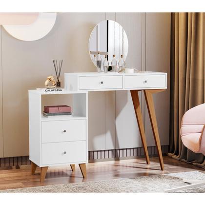 Penteadeira com Espelho 4 Gavetas JB 7303 Bechara - JB Bechara