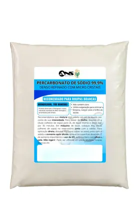 Imagem de Percarbonato de sódio 2kg Limpeza de Roupas e superfícies