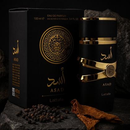 Imagem de Perfume Árabe Asad Lattafa Preto Masculino ORIGINAL 100ml