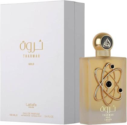 Imagem de Perfume Arabe Tharwah Gold 100ml Lattafa Perfumes Feminino - Lattafa pride