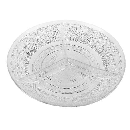 Imagem de Petisqueira Angel 3 Divisórias Vidro 21,5cm 5699 - Lyor