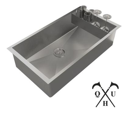 Imagem de Pia Cuba Aço Inox Lava Louça C/ Escorredor C/ Valvula 70x40