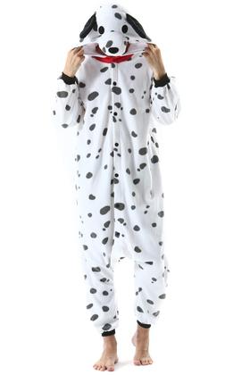 Imagem de Pijama de Natal com macacão DarkCom Dalmatian Adult Polar Fleece