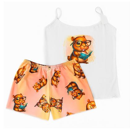 Imagem de Pijama Feminino Conjunto Estampado Leve e Confortável P ao GG