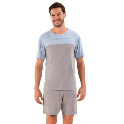 Imagem de Pijama Manga Masculino Viscose Sensare - 130148 SENSARE