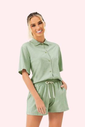 Imagem de Pijama short doll feminino tamanho G