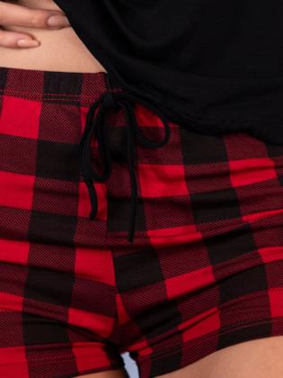 Imagem de Pijama Verão Feminino Curto Xadrez Empório Do Algodão