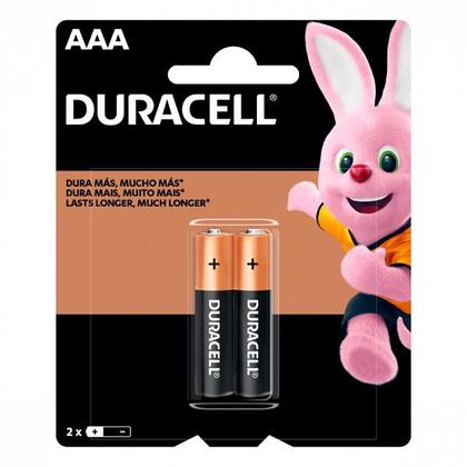 Imagem de Pilha Alcalina AAA Blister com 2 Duracell MN2400B2